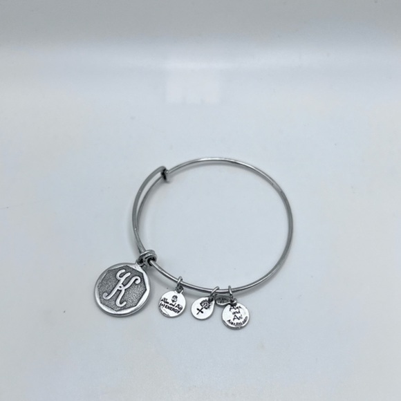 Alex and Ani “K” Initial Bracelet - Picture 1 of 3